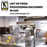 List of Food Processing Machines in UAE