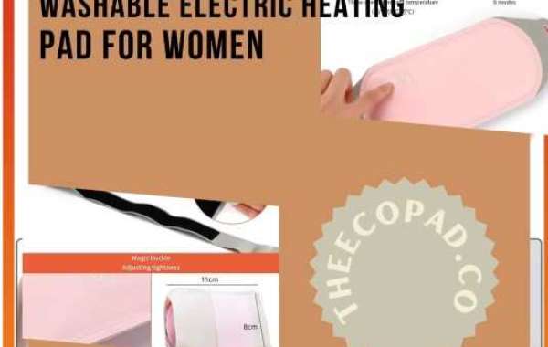 Washable electric heating pad for women